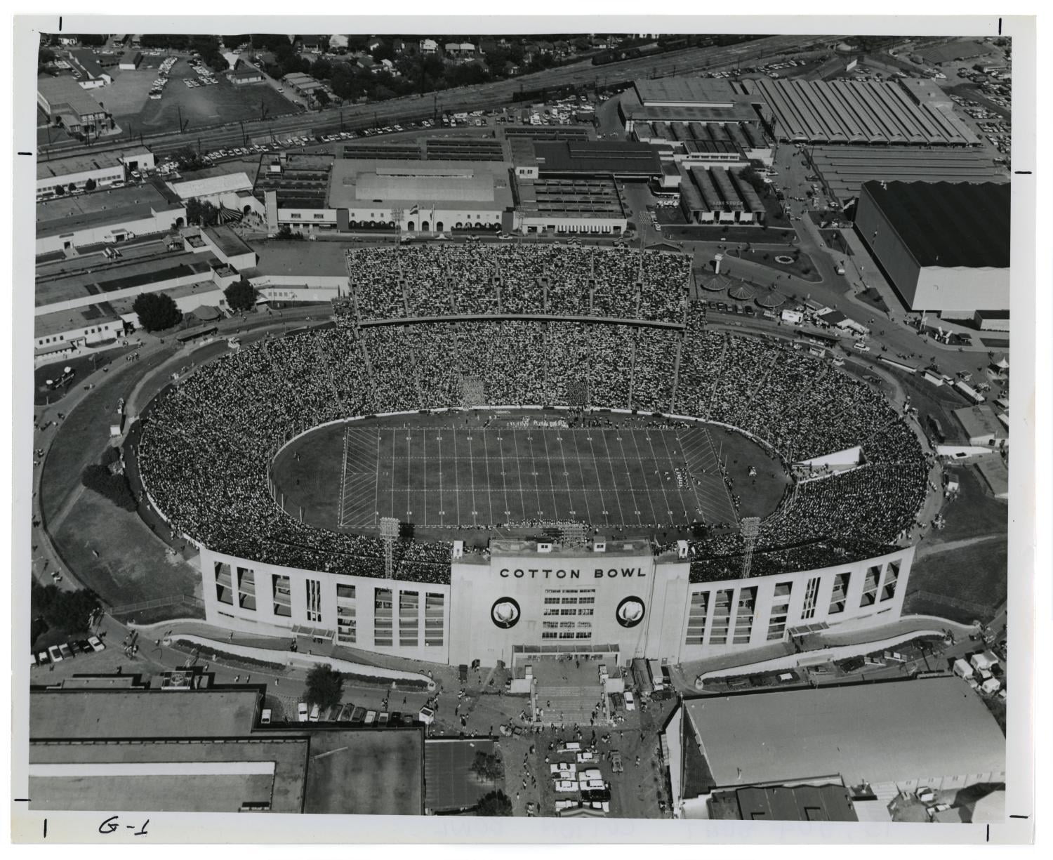 The famous Cotton Bowl in Dallas, TX