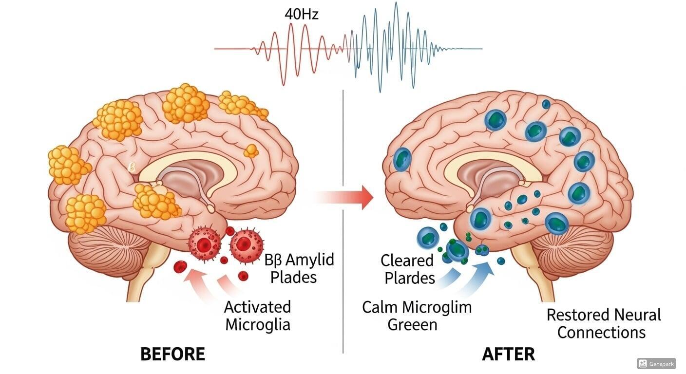 Flicker-free GAMMA light therapy reverses dementia?!  