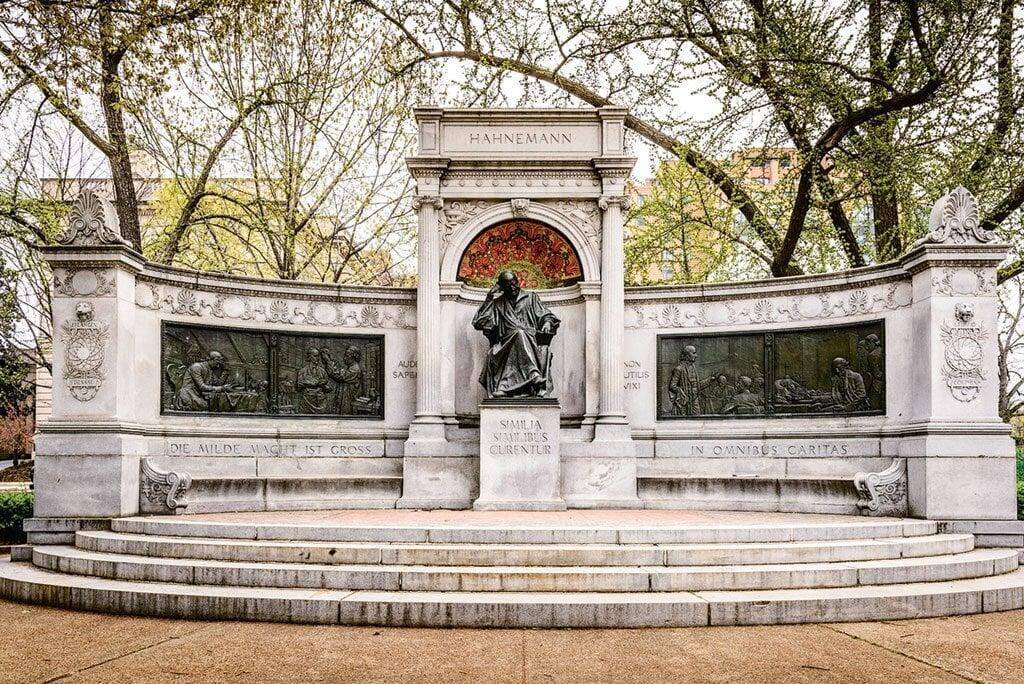 Dr. Samuel Hahnemann memorial at Delaware Circle, Washington, D.C.